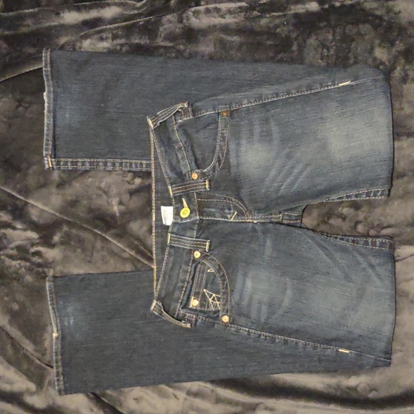 True Religion Denim - TRUE RELIGION dark blue flare jeans